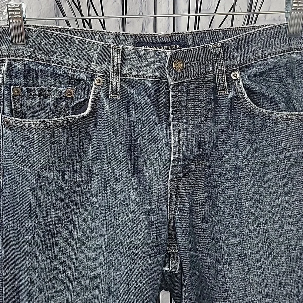Banana Republic Blue Straight Jeans Timeless‎ Style